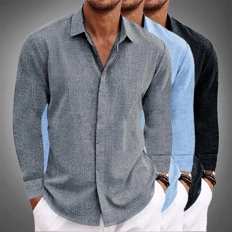 Minimalistická pánská košile do města i na cesty