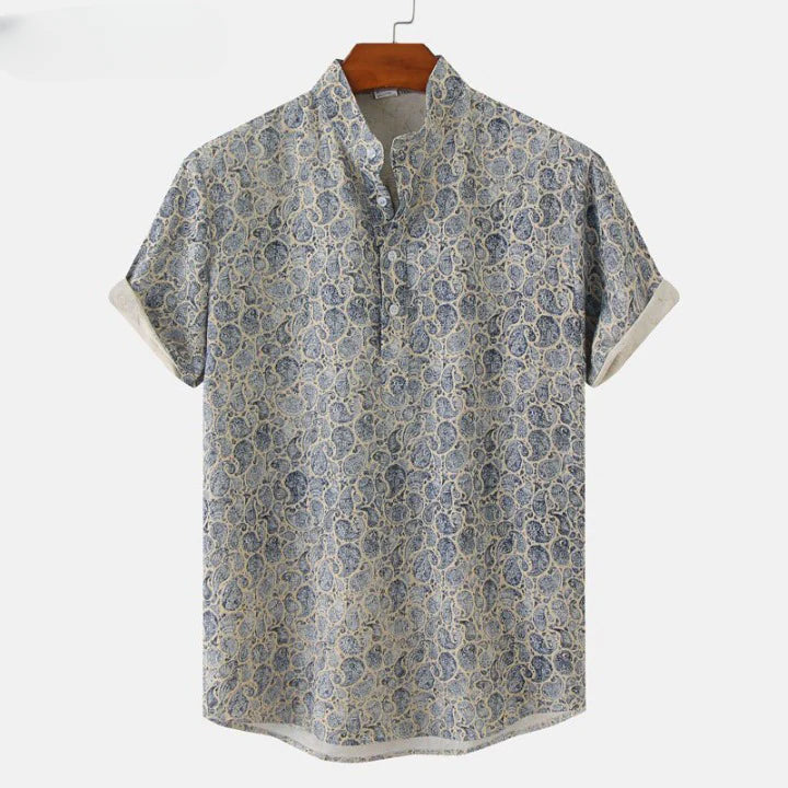 Elegantní pánská košile se zapínáním na knoflíky